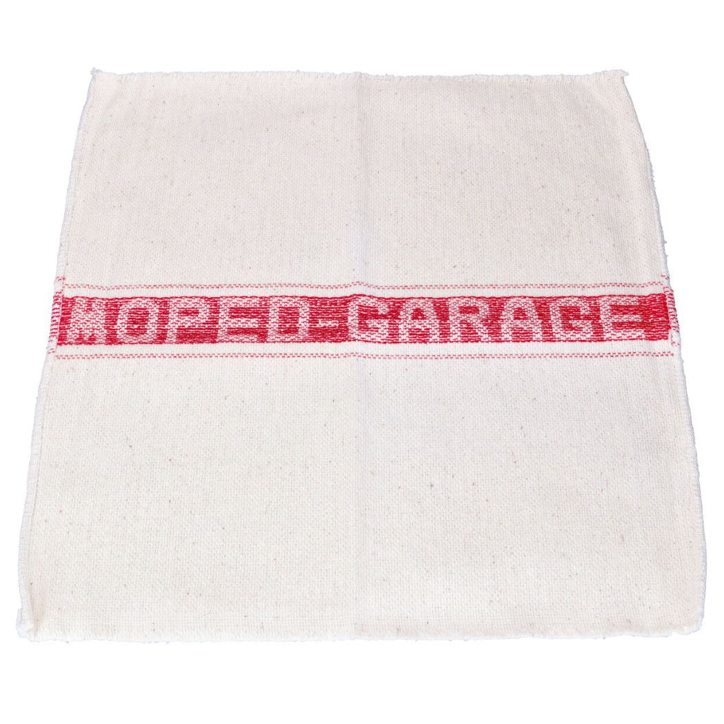 Putzlappen "Moped-Garage" 40x40cm