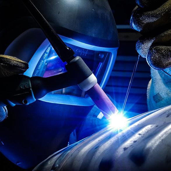 Kühlrippen anschweißen